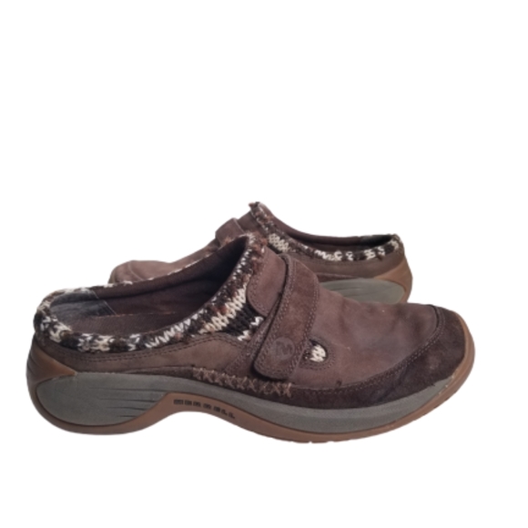merrell encore echo womens shoes Brown Coffee clog - Picture 2 of 9